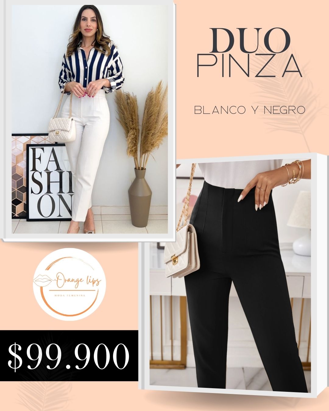 DUO PANTALON PINZA