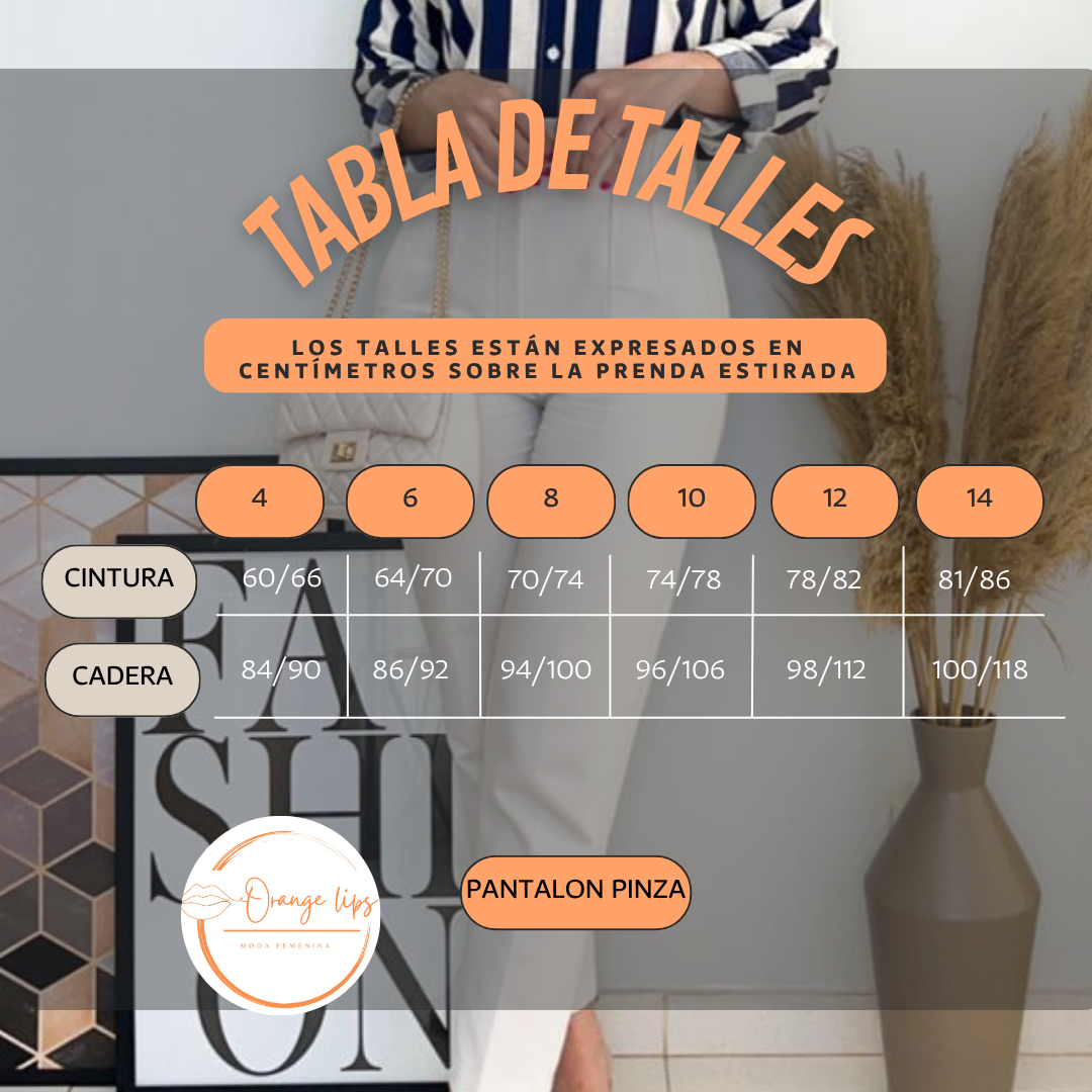 PANTALON PINZA INDIVIDUAL