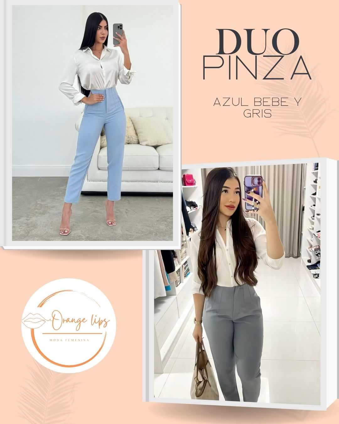 DUO PANTALON PINZA