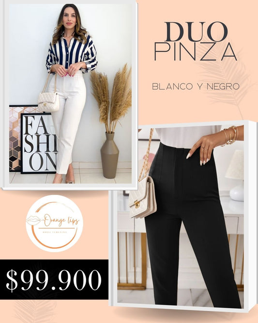DUO PANTALON PINZA