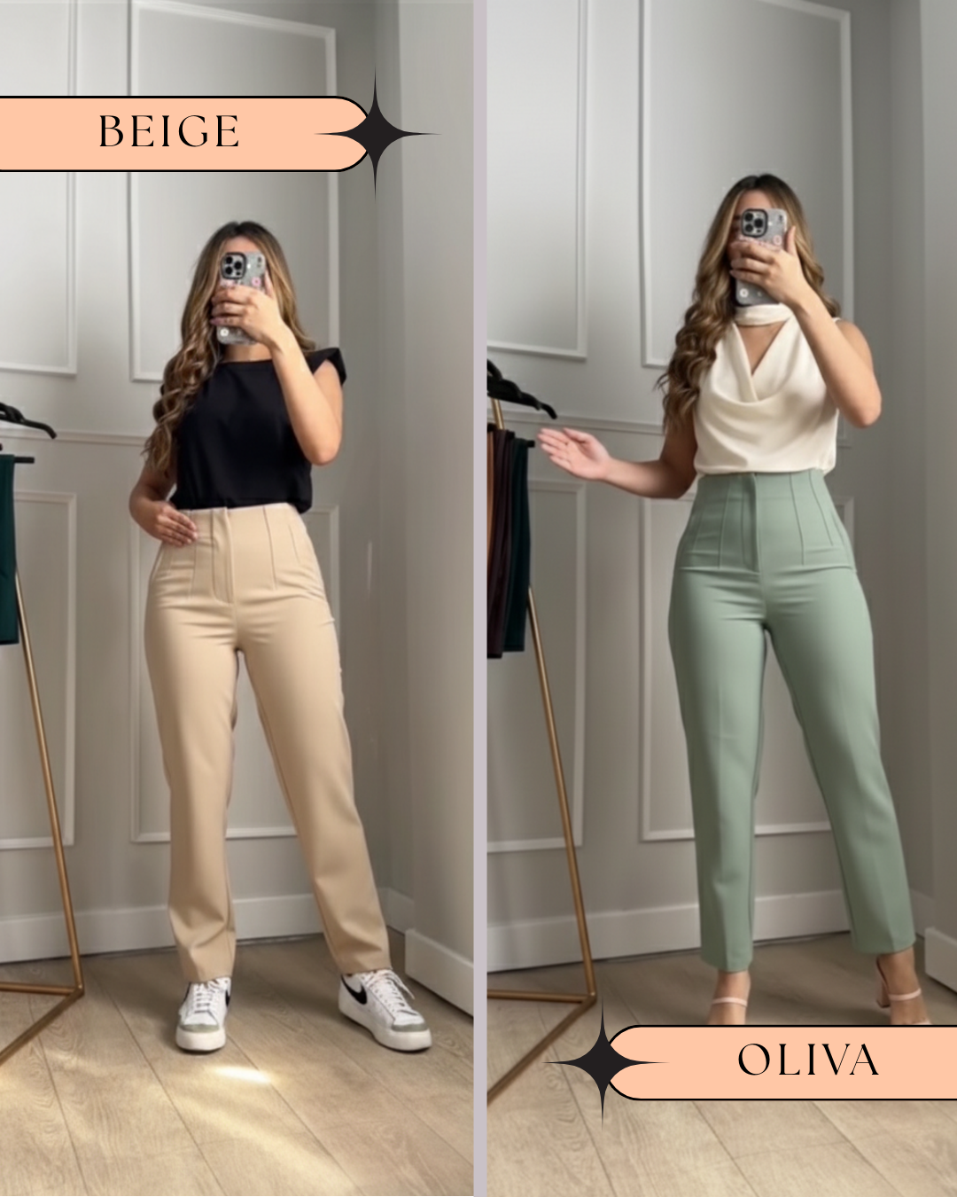 DUO PANTALON PINZA NUEVOS TONOS