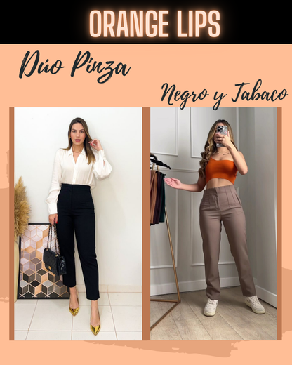 DUO PANTALON PINZA