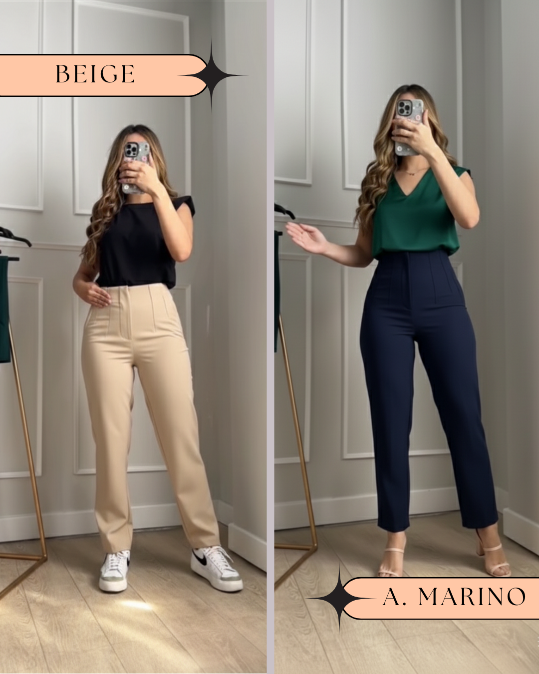 DUO PANTALON PINZA NUEVOS TONOS