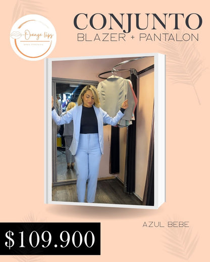 CONJUNTO PANTALON + BLAZER