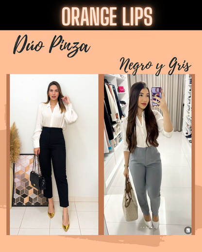 DUO PANTALON PINZA