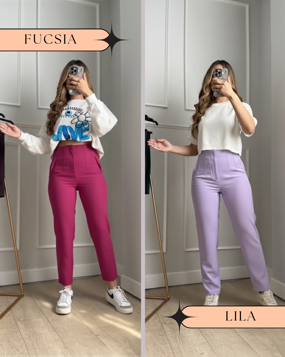 DUO PANTALON PINZA NUEVOS TONOS