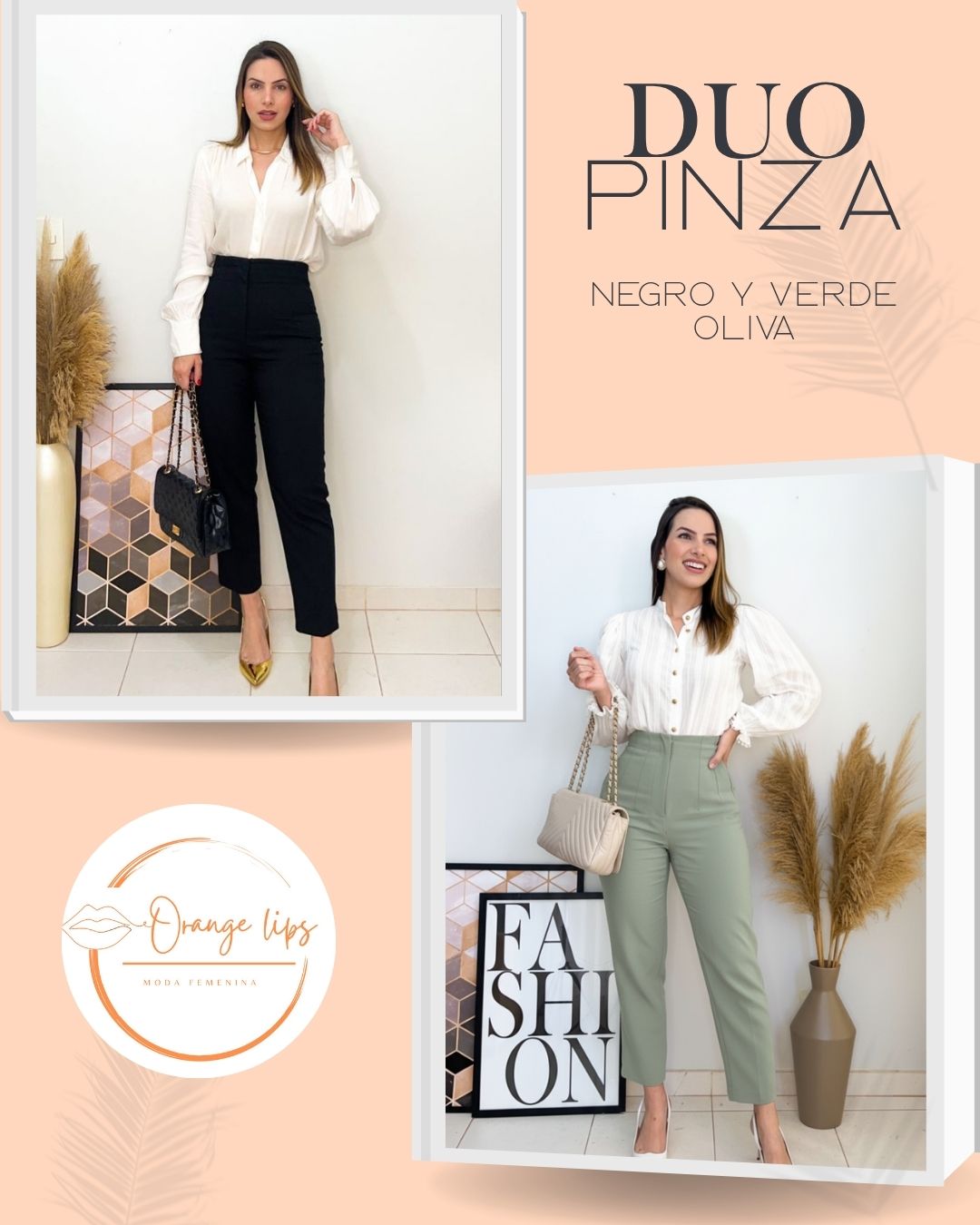 DUO PANTALON PINZA