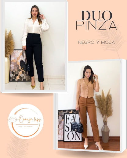 DUO PANTALON PINZA