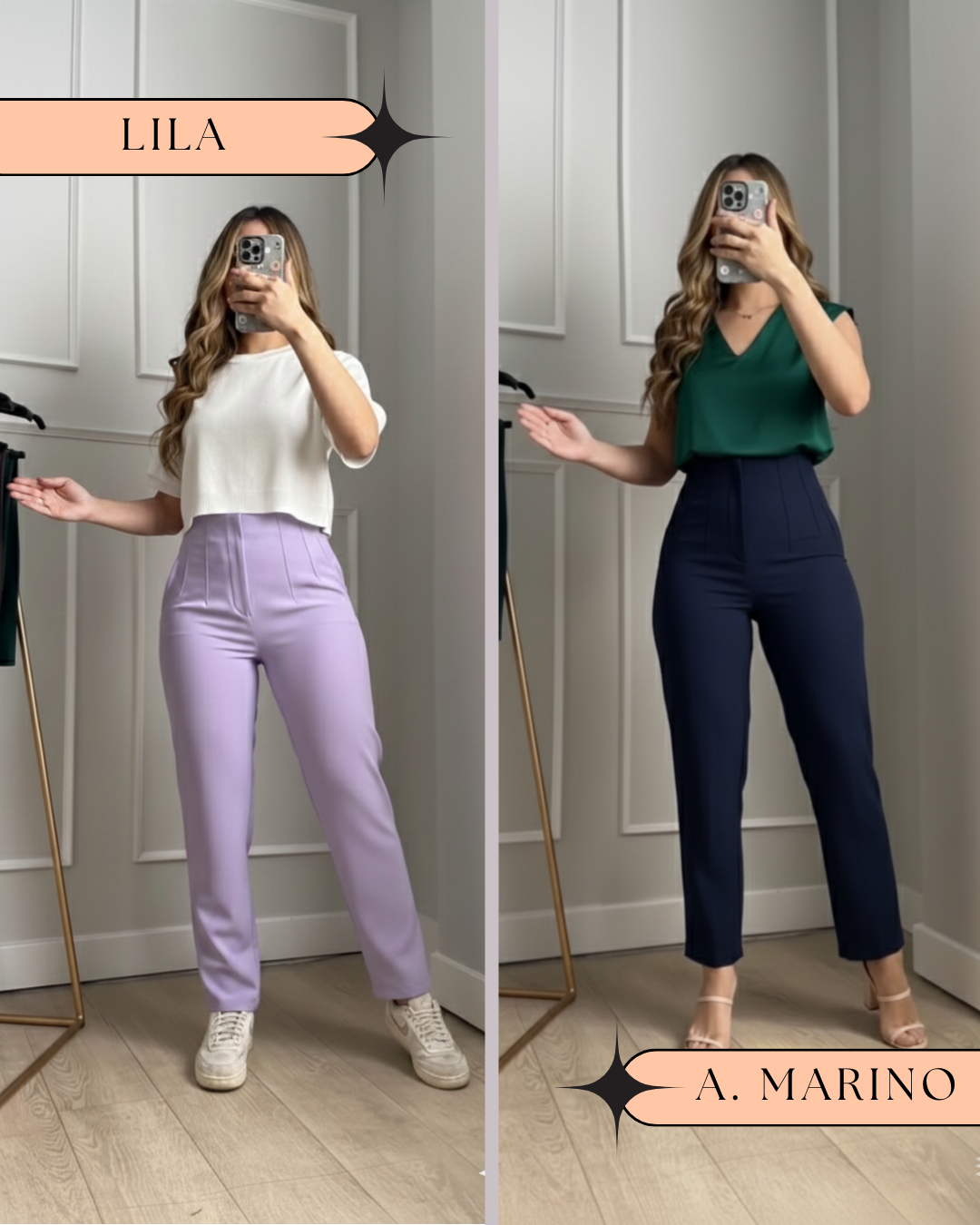 DUO PANTALON PINZA NUEVOS TONOS