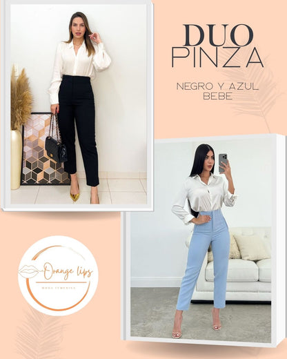 DUO PANTALON PINZA