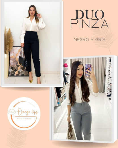 DUO PANTALON PINZA