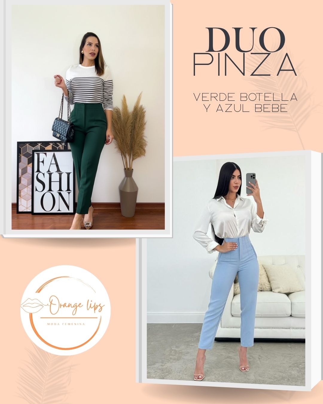 DUO PANTALON PINZA