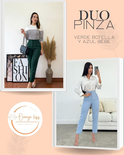 DUO PANTALON PINZA