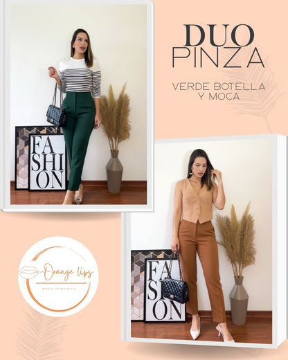 DUO PANTALON PINZA