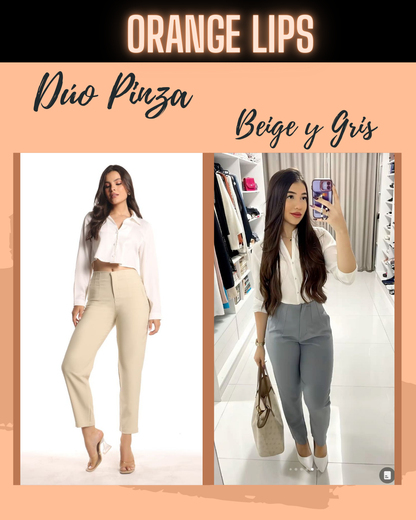 DUO PANTALON PINZA