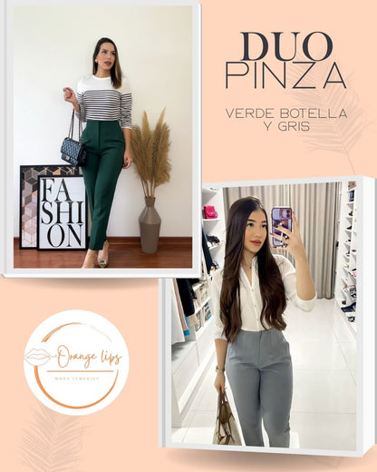 DUO PANTALON PINZA