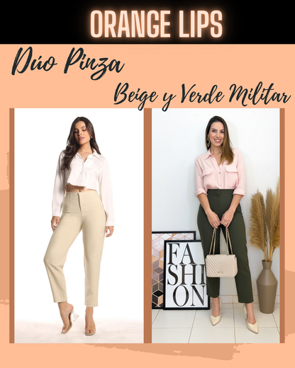 DUO PANTALON PINZA