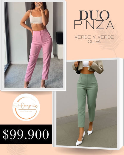 DUO PANTALON PINZA