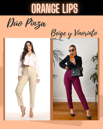 DUO PANTALON PINZA