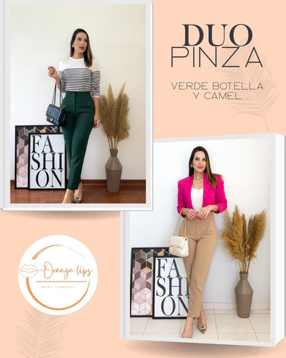 DUO PANTALON PINZA