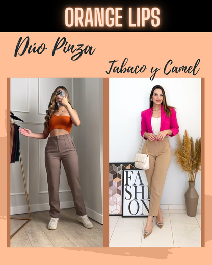 DUO PANTALON PINZA