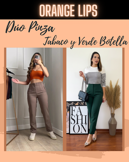 DUO PANTALON PINZA
