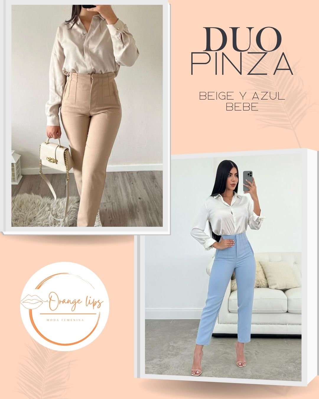 DUO PANTALON PINZA