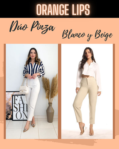 DUO PANTALON PINZA