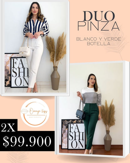 DUO PANTALON PINZA