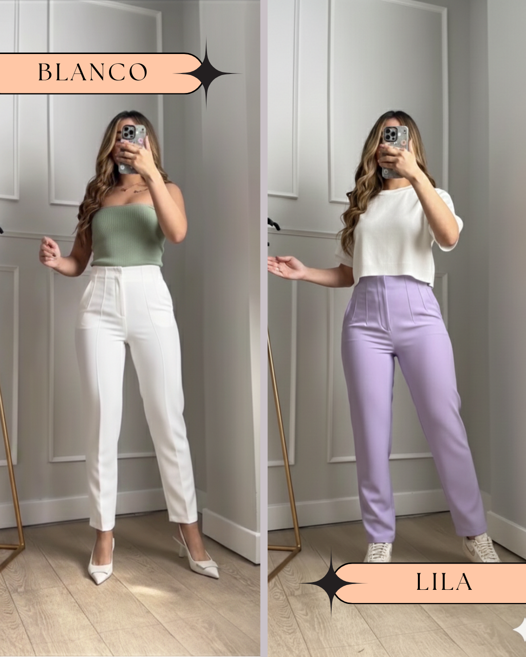 DUO PANTALON PINZA NUEVOS TONOS