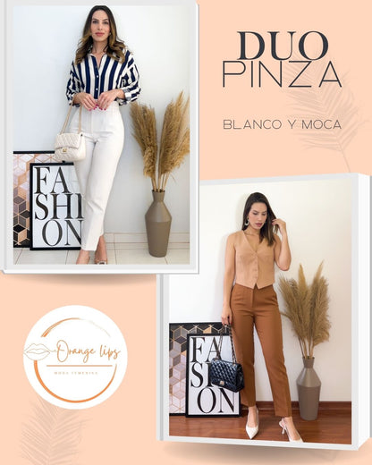 DUO PANTALON PINZA