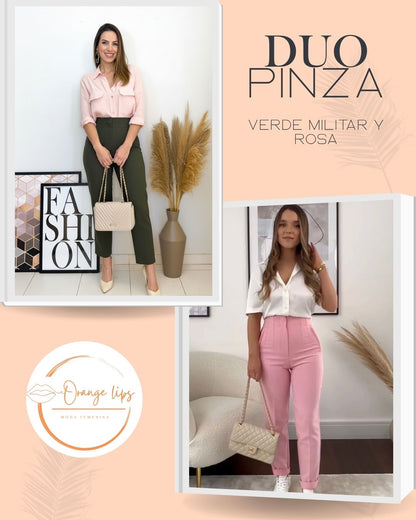 DUO PANTALON PINZA