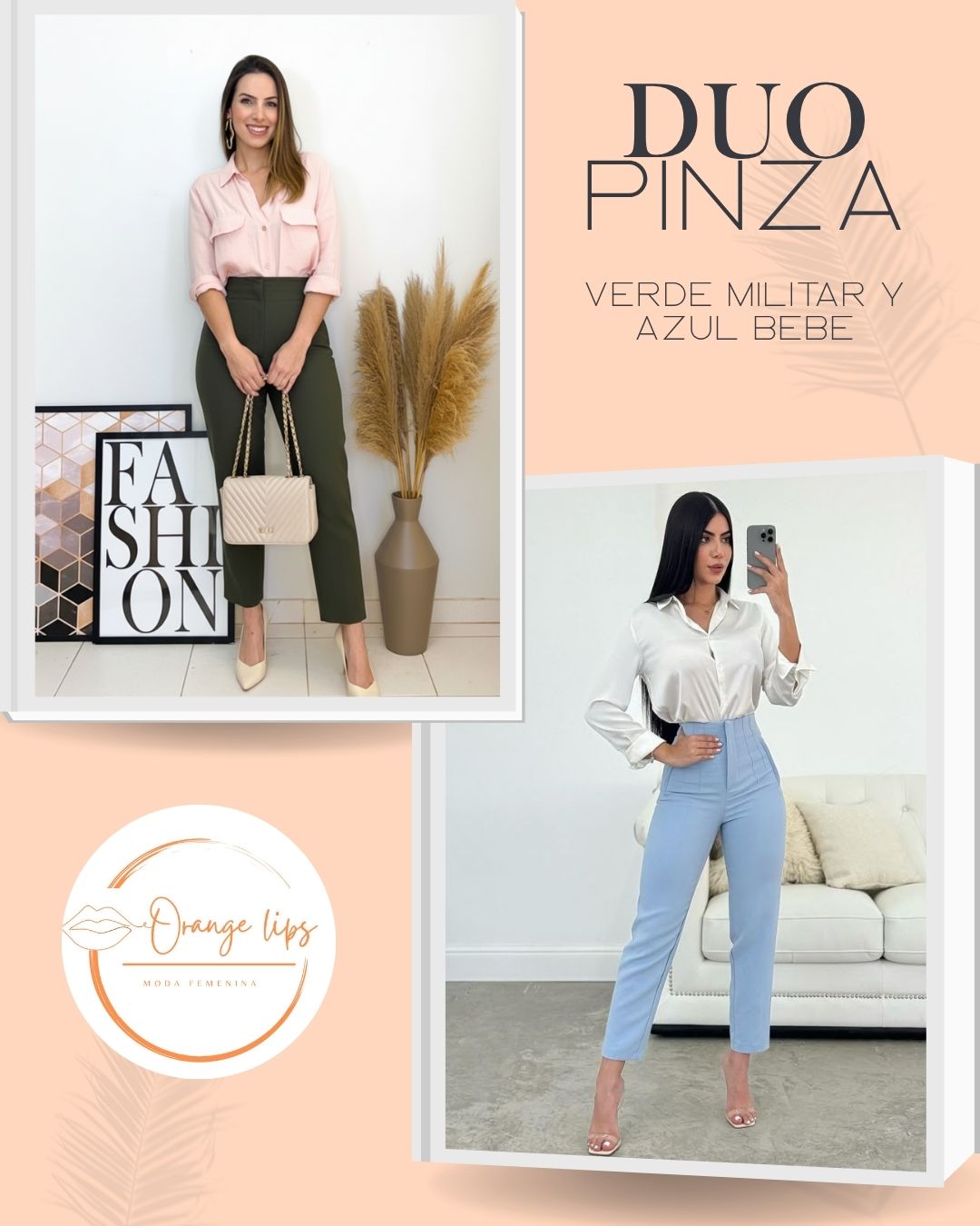 DUO PANTALON PINZA