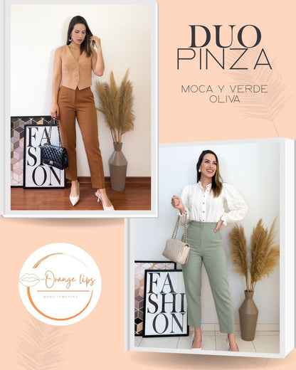 DUO PANTALON PINZA
