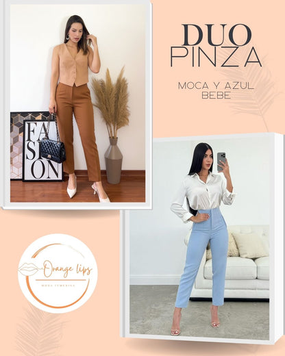 DUO PANTALON PINZA
