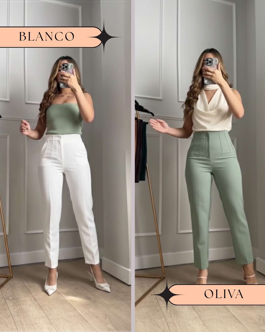 DUO PANTALON PINZA NUEVOS TONOS