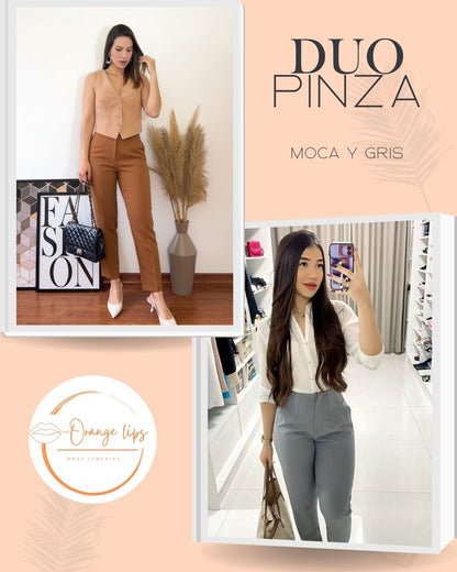 DUO PANTALON PINZA