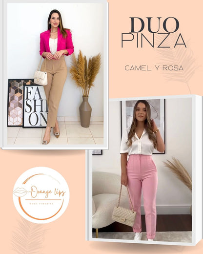 DUO PANTALON PINZA