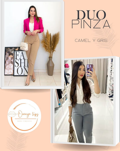 DUO PANTALON PINZA