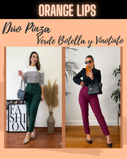 DUO PANTALON PINZA