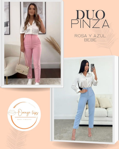 DUO PANTALON PINZA