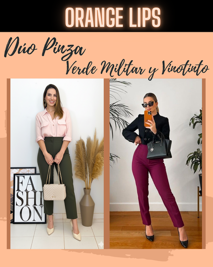 DUO PANTALON PINZA