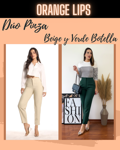 DUO PANTALON PINZA