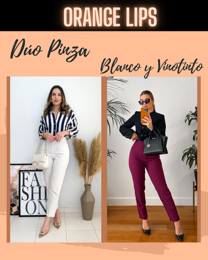 DUO PANTALON PINZA