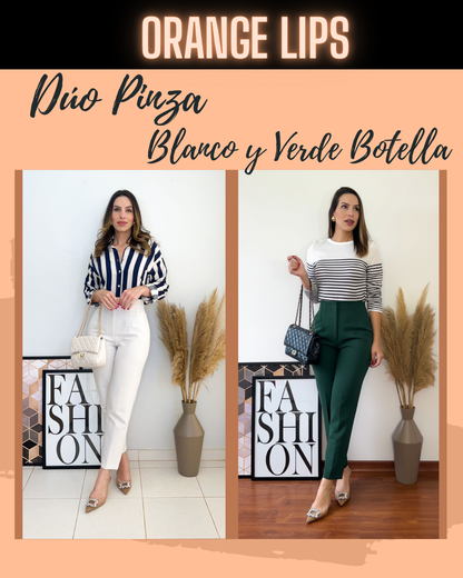 DUO PANTALON PINZA