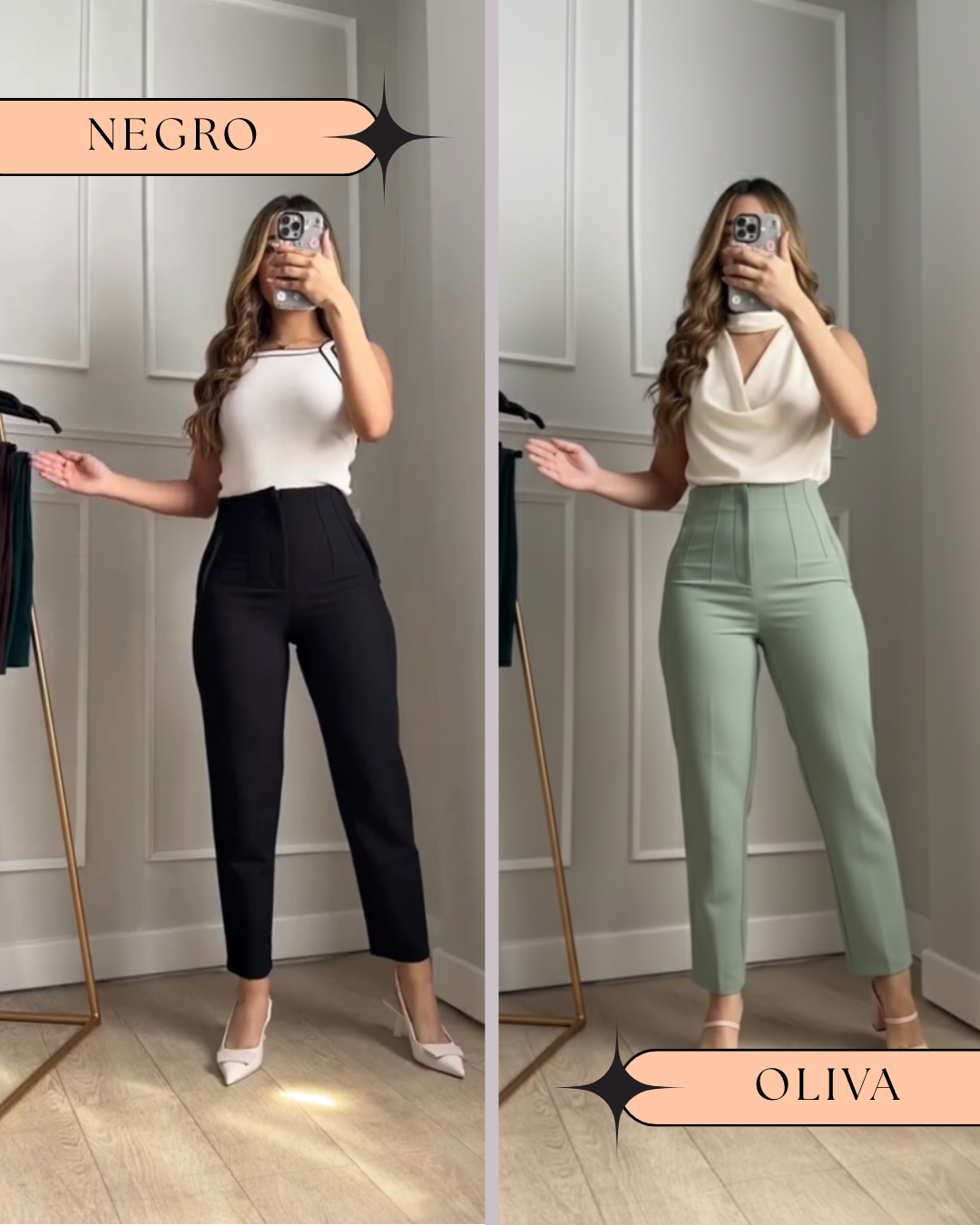 DUO PANTALON PINZA NUEVOS TONOS