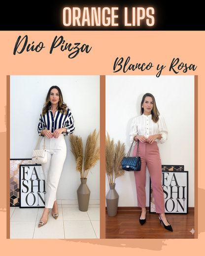 DUO PANTALON PINZA