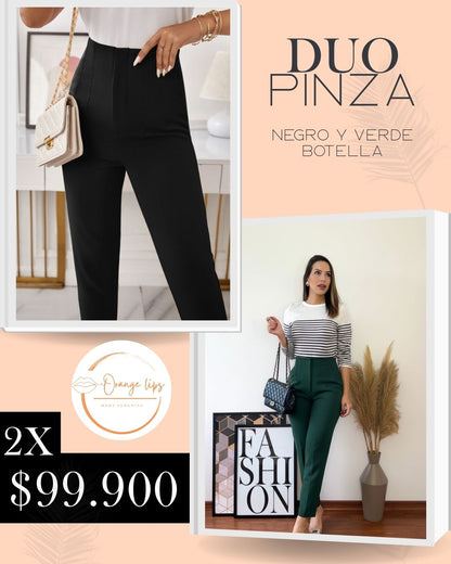 DUO PANTALON PINZA