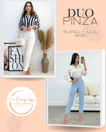 DUO PANTALON PINZA
