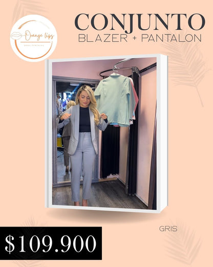 CONJUNTO PANTALON + BLAZER